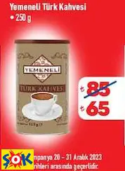 YEMENELİ TÜRK KAHVESİ • 250 G YEMENELİ TÜRK KAHVESİ • 250 G